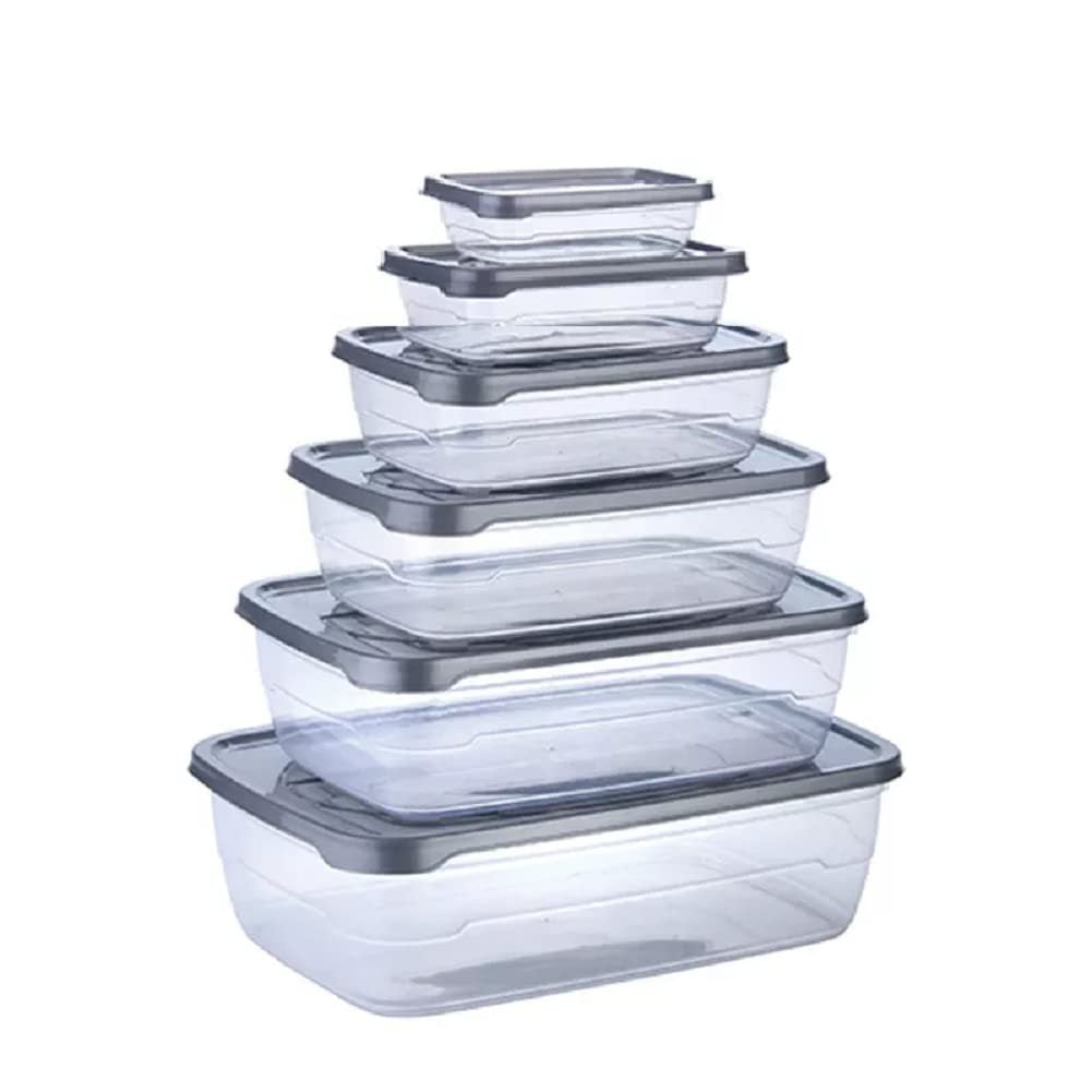 Rectangular Plastic Food Storage Container with Airtight Lid