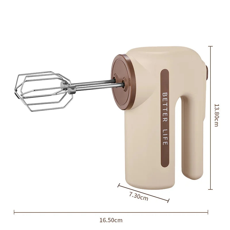 Handheld Electric Food Mixer – Wireless, Portable, and Rechargeable