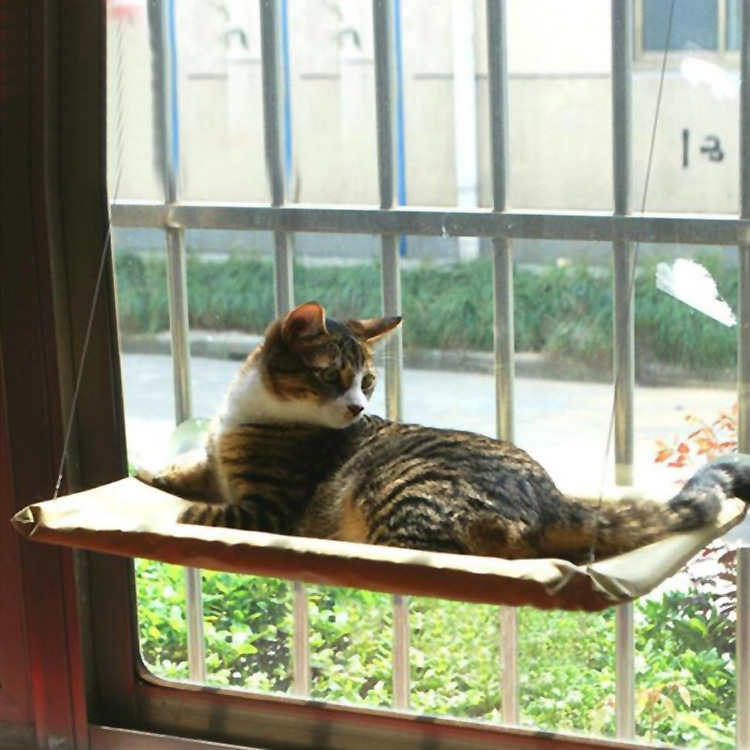 Heavy-Duty Cat Window Bed Perch – Comfortable Sunbathing Hammock