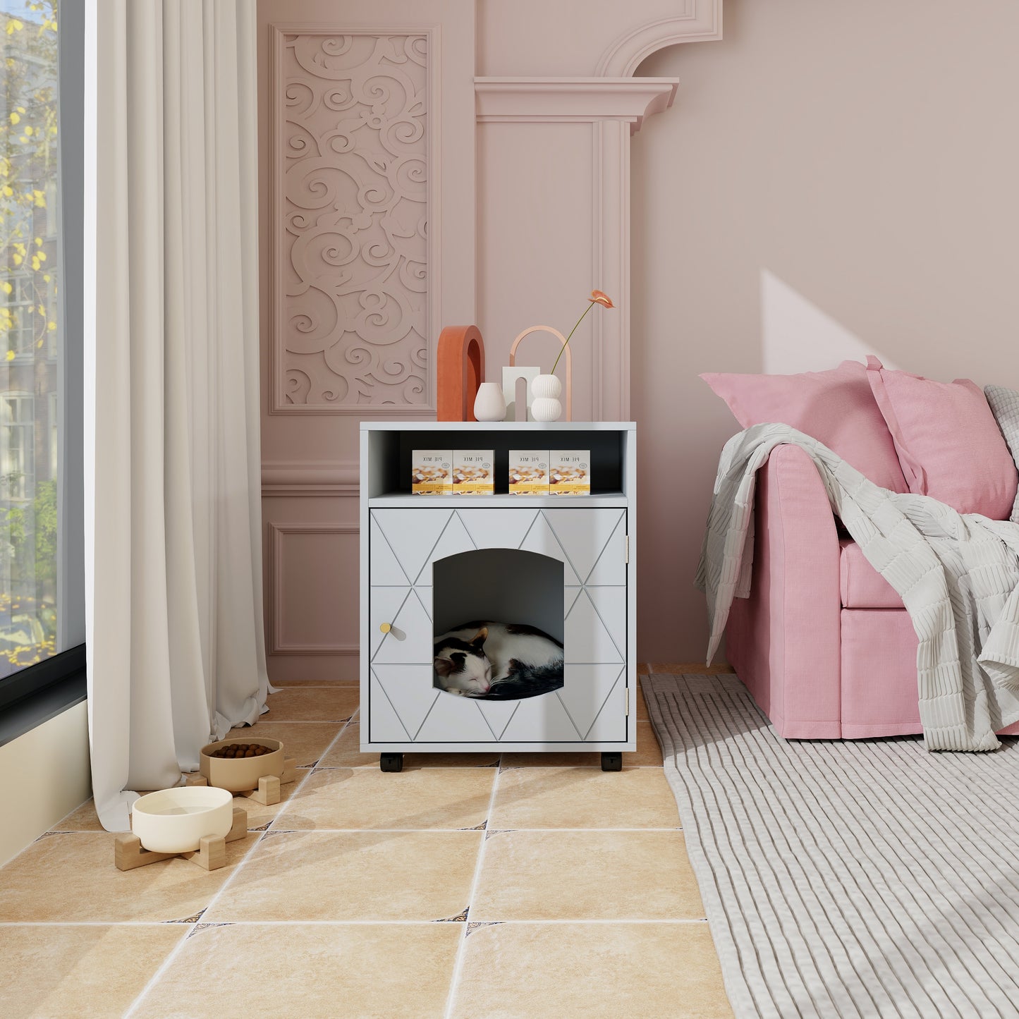 Cozy Pet Cubby – A Stylish Retreat for Your Furry Friend