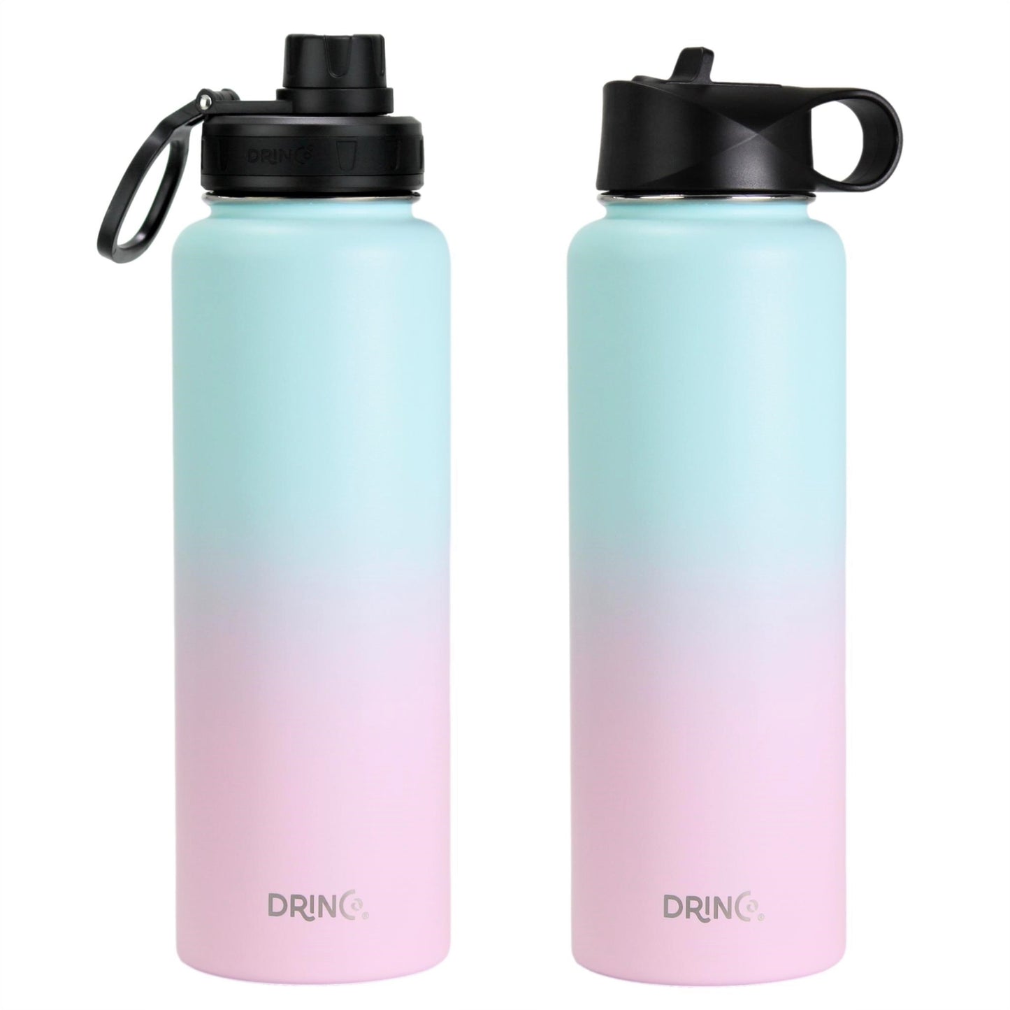 DRINCO® 40oz Stainless Steel Sport Water Bottle – Macaron