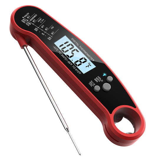 BBQ Instant Read Meat Thermometer with Waterproof Digital Food Probe